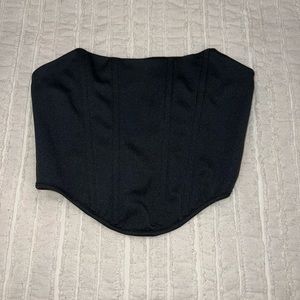 Black corset top
